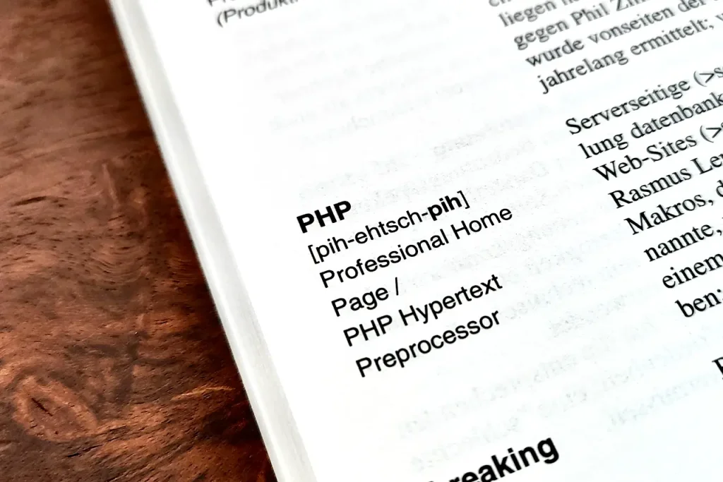 PHP definiton.